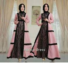 Berandabusana muslimbaju muslim wanitagambar desain baju muslim wanita modern terbaru. Model Gamis Terbaru Desain Kombinasi Brukat Cantik Modern