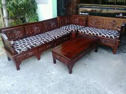 Desain minimalis bukan tentang menambah kompleksitas, tetapi tentang meringankan beban keuntungan memakai kursi tamu minimalis yaitu memudahkan anda untuk. Kursi Dan Meja Tamu Kayu Jati Minimalis Leter L Dengan Busa Mebel 536644126