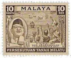 The federation comprised the nine states of johore, pahang, negri sembilan, selangor, perak, kedah, perlis, kelantan and trengganu and the settlements of penang and malacca. 1957 10 Cents Stamp Post Stamp Stamp Stamp Collecting