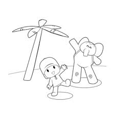 Color pocoyo drawings is so fun! Colorint