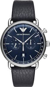 Emporio armani men's classic watch ar1853 $295.00. Amazon Com Emporio Armani Men S Dress Stainless Steel Quartz Watch With Leather Calfskin Strap Blue 22 Model Ar11105 Emporio Armani Watches