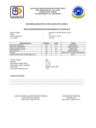 Persatuan berbasikal lahad datu (pbld). Slip Keputusan Percubaan Pt3