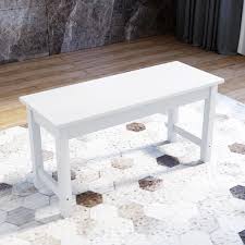 Enjoy free shipping with your order! White Dining Bench Modern Kitchen Dining Home Indoors Wood Furniture Seat Ebay