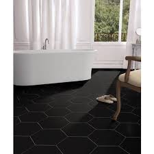 Go with the bianco orion hexagon polished marble mosaic to create a timeless look for your home. Opal Black Porcelain Tile 11 X 13 100888619 Floor And Decor