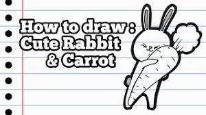 Ambil selekoh kertas, pensel dan lukis! How To Draw Rabbit Doodle Youtube