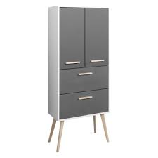 Badezimmer Hochschrank In Weiss Anthrazit 60 Cm Breit Jetzt Bestellen Unter Https Moebel Ladendirekt De Bad Badezimmer Schrank Schrank Badezimmer Hochschrank