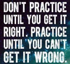 Practice makes permanent, not perfect. 458663543303417182 Cheer Quotes Gymnastics Quotes Sports Quotes