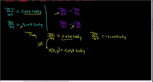 Find A Harmonic Conjugate Of U X Y Sin X Cosh Y Math Videos Calculus Complex Analysis