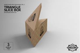 Download Cake Slice Box Packaging Mock Up By Inc Design Studio Thehungryjpeg Com