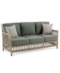 Furniture Lavena Outdoor Sofa With Sunbrella Cushions Created For Macy S Furniture Macy S Outdoor Sofa Furniture Patio Furnishings