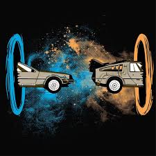 Back To The Portal T Shirt The Shirt List Back To The Future Delorean Cool Pictures