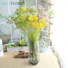 Real touch feeling.flower head is pu,plastic stem, white gypsophila flowers. China Artificial White Yellow Lace Flower Plastic Flower Long Stem Mw58726 China Artificial Stem And Artificial Flower Price