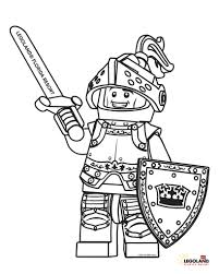 Golfers, caddies, carts, and more. Coloring Sheet Lego Knight