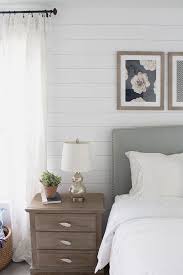 Gray bedroom shiplap accent wall. Pin On Beach Chic
