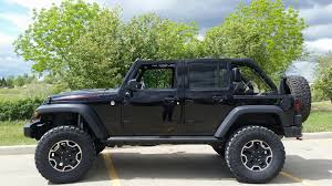 Black 4 Door Jeep Wrangler 2015 2015 Jeep Rubicon Hard Rock Edition 4 Jeep Lift 35 Fierce Attitude Tires Lifted Jeep Jeep Rubicon Jeep