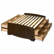 Sonoma black bookcase platform storage bed. Bedroom Prepac Mfg