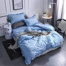 We did not find results for: Sky Blue Bedding Set Soft Washed Cotton Duvet Cover Set 4pcs Set Home Bed Solid Linen Set Freshness Bedclothes Adult Flat Sheet Bedding Sets Aliexpress