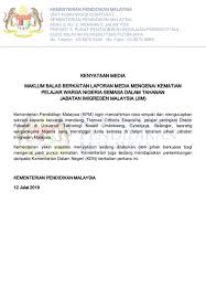 Putrajaya, selangor, pulau pinang, perak, negeri sembilan, kelantan, johor (daerah kota tinggi dan mersing) dan kedah (daerah kulim). Sumisha Naidu Sur Twitter Malaysia S Immigration Department Confirmed Thomas Died On July 9 After Having A Seizure In Detention Officials Had Detained The Nigerian For 14 Days Despite His Passport Showing