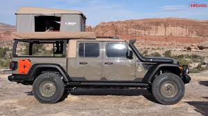 Leitner designs had a large hard shell tent mounted to their overland gladiator on display. Jeep Gladiator Tent Sale Off 55