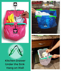 Comparison shop for bag holders home in home. Hanging Bag Kitchen Storage For Carrier Bag Kitchen Hanging Carrier Bag Plastic Bag N A 3 Pcs Trash Bag Holder Plastic Rubbish Bags Holder Bin Bag Kitchen Waste Bin Bags Holder Storage