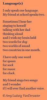 This Poem Language S Expresses Admiration For A Bilingual Friend As Well As A Wish For Two In 2021 Free Verse Poems Language Quotes Words