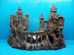 Aqua Ornament Castles Penn Plax Super Castle A And Su Fish Tank Decorations Fish Tank Fish Tank Design