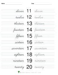 It took me a bit to get them completed, but here they are! Trace Copywork Set For The Numbers One To Ninety Nine In Cursive That Resource Site