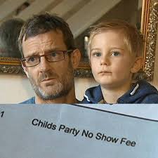 Femåring droppa bursdag