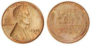 1943 S Lincoln Wheat Cent Small Cents Bronze Copper Steel