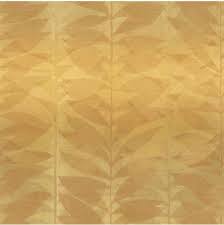 botanical bladeren oker behang vliesbehang geel geel behang behang behang woonkamer
