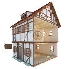 Wenn ihr ideen für detailreiche häuser habt oder wollt, dass ich euch eins designe, schreibt mich privat an. Mittelalterliche Haus Fototapete Fototapeten Appartment Mittelalter Taverne Myloview De
