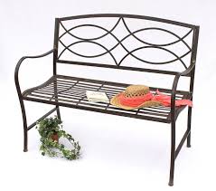 Gartenbank Bank Metall Non Wood Schwarz Gartenbank Gartenbank Metall Dekor