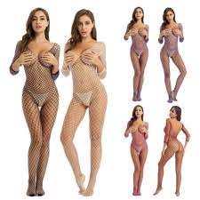 Compre Womens Hollow Out Fishnet Bodysuit Lingerie Crotchless Pantyhose Full Body Stocking Jumpsuit Leatord Barato Frete Gratis Avaliacoes Reais Com Fotos Joom
