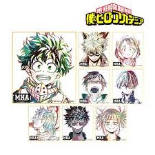 #my art #bnha style #horikoshi style #because i just really like how he does eyes. My Hero Academia Trading Ani Art Mini Colored Paper Vol 2 Set Of 8 Anime Toy Hobbysearch Anime Goods Store