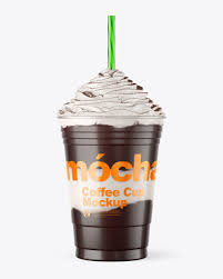 Coffee Cup With Cocoa Powder Topping Mockup In Cup Bowl Mockups On Yellow Images Object Mockups