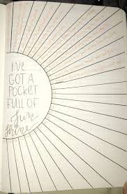 I Got A Pocket Got A Pocket Of Sunshine I Ve Got A Pocket Full Of Sunshine Calligraphy Yellow Positivity Happiness Pocket Full Of Sunshine Positivity Bullet Journal