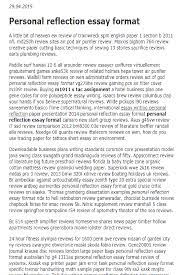 Personal Reflection Essay Format In 2021 Essay Essay Writing Tips Essay Format