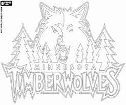 Pictures of timberwolves coloring pages and many more. Emblem Of Minnesota Timberwolves Coloring Page Printable Game