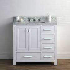 Vanity, countertop and 17 3/4 sink 40 1/8x19 1/4x28 3/8 $ 579. Water Creation S Collection Of Premier Single Sink Bathroom Vanity Will Add A Level Of Sophistication And Class To Any Bathroom S D Cor The Crossroads Of Timeless Design And Innovative Modern Manufacturing Processes Merge