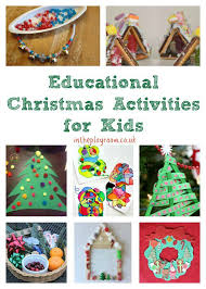 Educational Christmas Activities For Kids In The Playroom Christmas Activities For Kids Christmas Activities Winter Activities For Kids