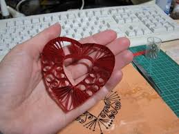 Did your laptop keyboard stop working? Paper Heart How To Make A Paper Model Papercraft Paper Folding And Quilling On Cut Out Keep