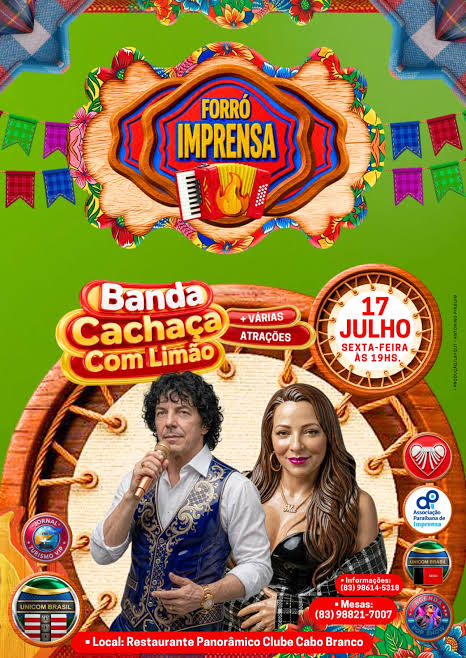 1ª EDIÇÃO DO “FORRÓ IMPRENSA” REÚNE PROFISSIONAIS DA COMUNICAÇÃO E PÚBLICO GERAL EM NOITE JUNINA NO CLUBE CABO BRANCO – Revista Magazine e Ação