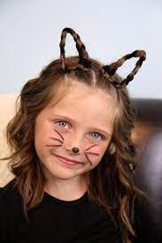 Http Deavita Com Wp Content Uploads 2013 09 Nicht Gruseliges Halloween Kost C3 Bcm Kind M C3 A4dchen Katze Haarfri Coiffures Filles Coiffures Droles Coiffure