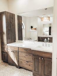 Our New Master Bathroom Bathroom Remodel Master Merillat Cabinets Alder Cabinets With Quartz Countertops