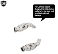 ACE Performance Exhaust System Stainless Steel Downpipe for Alfa Romeo  Giulia Stelvio 2.9T Exhaust Header With Heat Shield Pipe - AliExpress 34