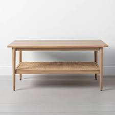 I purchased this coffee table and end table set for our family room in the basement. Wood Cane Coffee Table Hearth Hand With Magnolia In 2021 Coffee Table Wood Coffee Table Round Wood Coffee Table