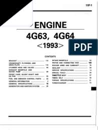 There were two main families of 4g63 engine. Mitsubishi 4g63 4g64 Engine Internal Combustion Engine Fuel Injection
