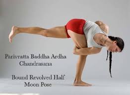 Parivratta Baddha Ardha Chandrasana