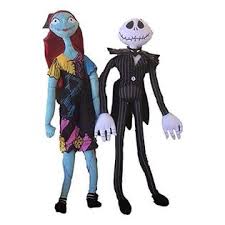 Sally is the deuteragonist of tim burton's the nightmare before christmas. Disney Nightmare Before Christmas 24 26 Plush Poseable Jack Sally Doll Set
