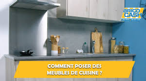 Comment Poser Des Meubles De Cuisine Brico Cash Youtube